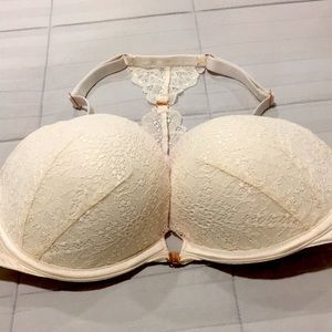 Pink VS push up racer back bra